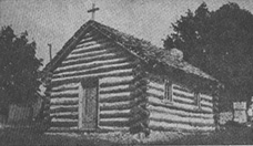 Replica of first log church